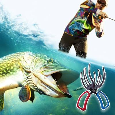 FRCOLOR Braid Tool Fish Lip Grabber Fishing Gear Fish Lip Gripper Fishing  Fish Holder Fish Grip Tool Fishing Lip Gripper Fish Gripper Fishing Pliers