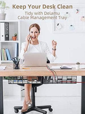 Cable organizers (set of 2) for your desk