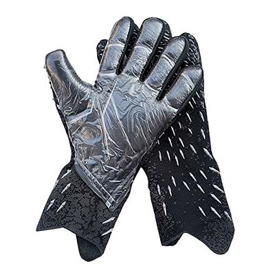 Elite Adult Black Solo Soccer Goalkeeper Gloves