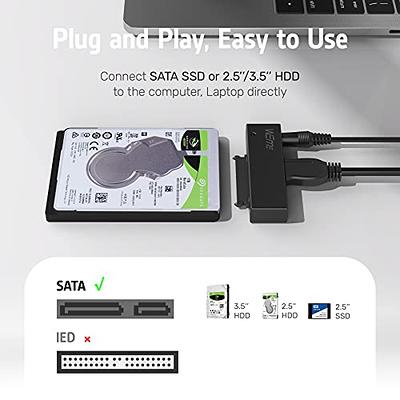 WEme USB 3.0 to SATA Converter Adapter for 2.5 3.5 Inch Hard Drive Disk SSD  HDD, Power Adapter and USB 3.0 Cable Included - Yahoo Shopping