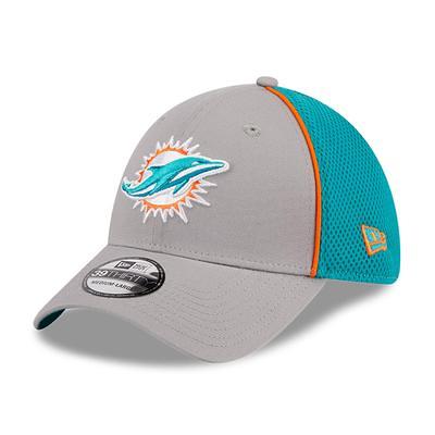 Men's Miami Dolphins New Era Orange/Aqua 2023 Sideline 59FIFTY Fitted Hat