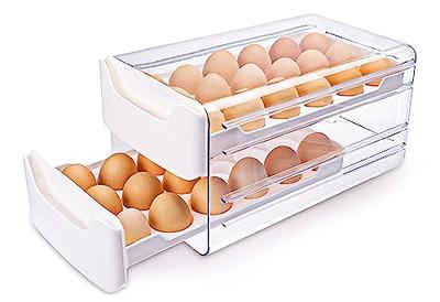 SEESPRING Egg Holder for Refrigerator, 18 Egg Container For Refrigerator,  Egg Fresh Storage Box for Fridge, Egg Storage Tray Organizer Bin, Clear  Plastic Storage Container (1 Layer) - Yahoo Shopping