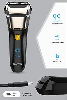  Men's Foil Electric Shavers, Electric Razor for Men