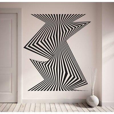 Optical art wall decal