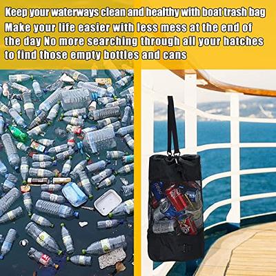 Portable Boat Trash Can，Reusable Trash Bag，Boat Storage, Boat