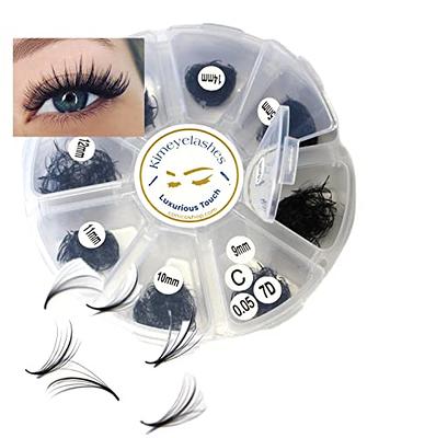 Premade Wispy Fans EyeLash Extensions Spikes 5D 7D 1000 Promade Fan Mixed  Lengths 9mm-16mm Curl D - C Professional Volume Lash (0.05 7D D Mixed 9-16)  - Yahoo Shopping