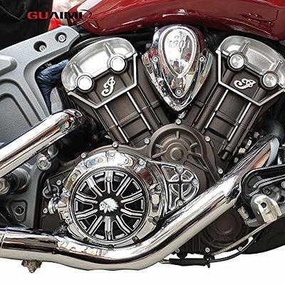 GUAIMI Motorcycle Aluminium Stator Cover Compatible with Indian