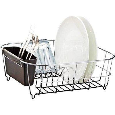 Adjustable Stainless Steel Dish Rack - Yahoo Shopping
