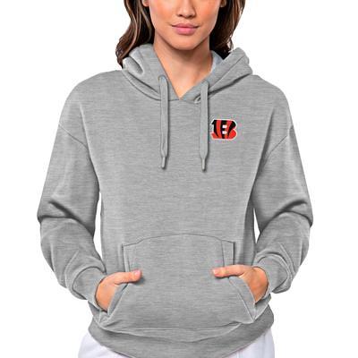 Las Vegas Raiders Antigua Victory Pullover Hoodie - Heather Gray