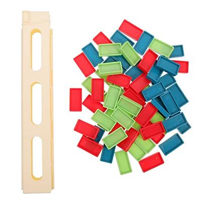 Kids Games Domino Train Toys: 180PCS Automatic Mexican Dominoes