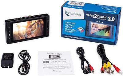 USB 2.0 Capture Card Convert VHS LP Tape to Digital DVD RCA S-Video  Convertor