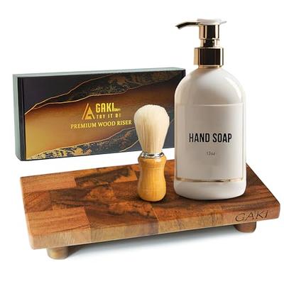 ALELION Glass Dish Soap Dispenser for Kitchen - 16 OZ Hand Soap
