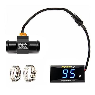 DC12V 24V Digital Meter -20~+100 Degrees Celsius Thermometer Dual display Temperature  Meter for Car/