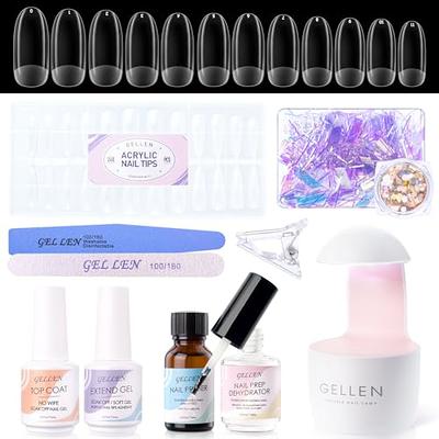 Makartt Nail Foil Glue Gel for Nail, Foil Gel Transfer for Nails Art Bundle  with Nail Dehydrator and Primer Set, Acid Free Air Dry Professional