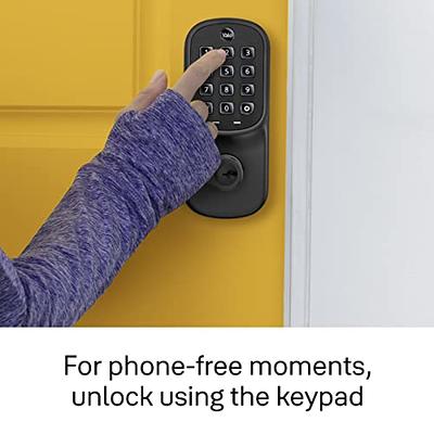 Yale Assure 2 Smart Lock Satin Nickel Keyed Wi-Fi Single Cylinder Deadbolt  with Touchscreen Keypad YRD420-WF1-619 - The Home Depot