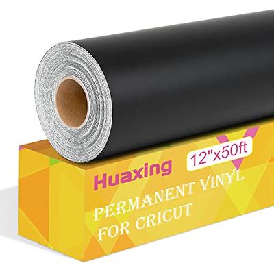 HTVRONT Royal Blue Permanent Vinyl Roll - 12 x 50 FT Blue Adhesive Vinyl  for Cricut, Silhouette, Cameo Cutters, Blue Vinyl Roll for Signs