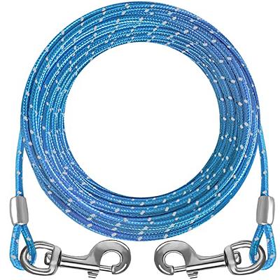 VIVBOO Dog Tie Out Cable 10ft/15ft/20ft/30ft Dog Runner Cable for Training  with Swivel Hook Green/Blue/Purple Dog Chains for Yard and Outside for Heavy  Duty Dogs Up to 100lbs - Yahoo Shopping