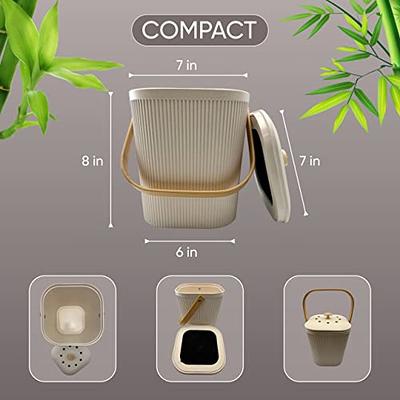 Exaco 0.8 Plastic Kitchen compost bin Composter in the Composters  department at