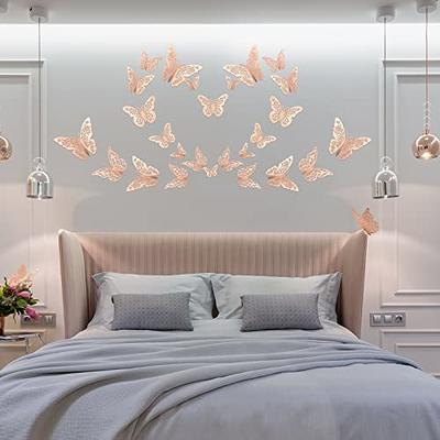 InsuWood 72 Pcs 3D Butterfly Wall Decor Stickers, 3 Styles 3 Sizes Rose  Gold Butterfly Decorations for Butterfly Party Birthday Cake Decorations,  Flower Bouquet Butterflies for Wedding Room Decor - Yahoo Shopping