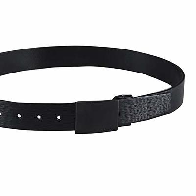 Calvin Klein Women's Monogram Logo Plaque Reversible Belt - Black - M