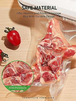 100 Count - Precut Food Vacuum Sealer Bags Storage, Gallon Size 11 x 16