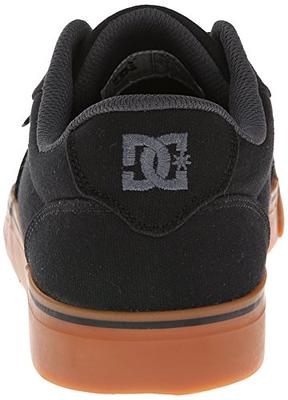  DC mens Anvil Casual Skate Shoe, Black/Black, 6 US