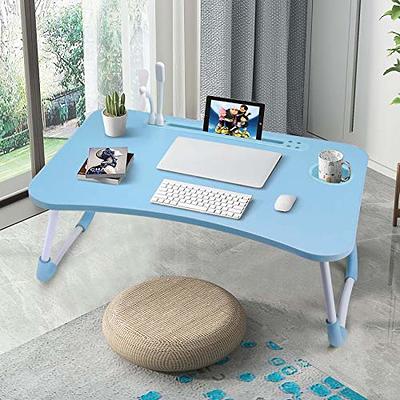 Foldable Laptop Bed Table Lap Desk Stand, Serving Tray Dining Table with  Slot, Notebook Stand Holder, Bed Tray Laptop Desk for Eating Breakfast,  Working, Watching Movie on Bed/Couch/Sofa/Floor 