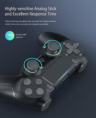 YCCTEAM Wireless Game Controller Compatible with PS 4 Slim with Enhanced  Dual Vibration/Analog Sticks/6-Axis Motion Sensor, Compatible with  PC/Windows 7/8/10/11 - Yahoo Shopping
