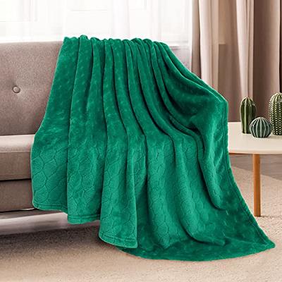 Nestl Cut Plush Fleece Throw Blanket - Lightweight Super Soft