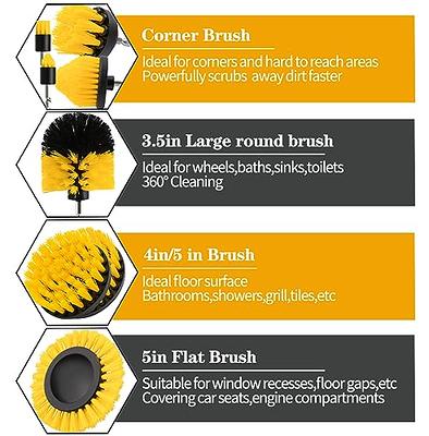 Drill Brush Attachment Set Power Cleaning Scrub Brush - Temu