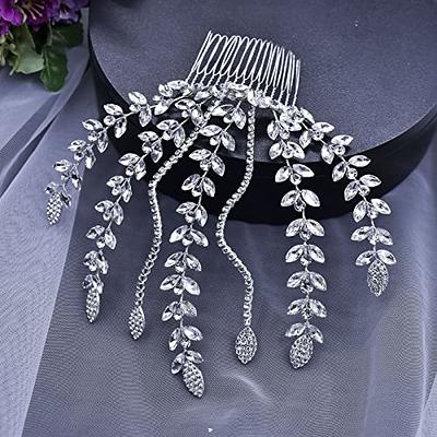  WONRLUA Wedding Headpiece for Bride, Bridal Headband