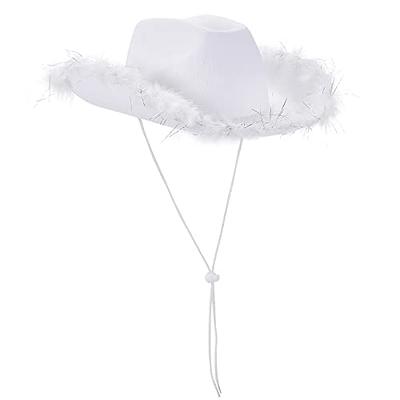 COLLECT PRESENT Plain Felt Cowboy & Cowgirl Hat for Men, Women