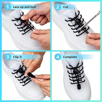 AIXMEET 5 pairs No Tie Shoe Laces, no tie boot shoe laces for adults, shoe  laces for sneakers, elastic shoe laces, shoelaces, shoelaces for sneakers -  Yahoo Shopping