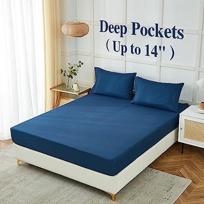  Queen Size Bed Sheets - Breathable Luxury Sheets with