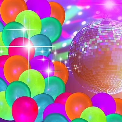 Uv Glow Balloon decor  Neon birthday party, Neon birthday, Glow birthday  party