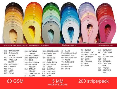 Wholesale Quilling Paper Strips 