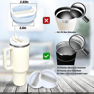 2pcs 40 Oz Tumbler Lid Compatible Stanley, Spill Proof Splash Resistant  Tumbler Covers For Stanley And More Coffee Mugs