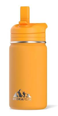 Ello 12oz Stainless Steel Colby Kids Water Bottle Orange