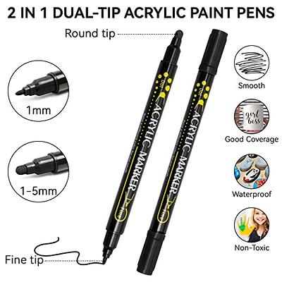 8/24/36/48Pcs Waterproof Pens for Painting Art Drawing, Round Tip