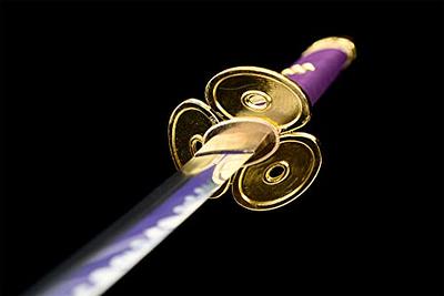 FengYu SWORD One Piece Roronoa Zoro's Katana Purple Yama Enma Cosplay  Replica Anime Swords High-Carbon Steel Handmade Katana Sword Real Japanese  Samurai Sword - Yahoo Shopping