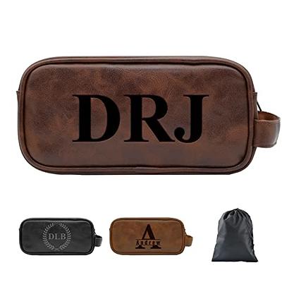 Leather Toiletry Bag Men Personalized Mens Toiletry Bag Monogrammed  Valentine's Day Gift for Him Dopp Kit Shaving Bag for Him 