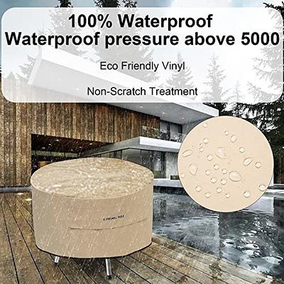 CHENGWEI Fire Pit Cover Round 50 inch Waterproof 600D Oxford Fabric Firepit  Covers Outdoor Patio Gas Fire Pit Table Cover with PVC Coating(50inch Dia x  24inch H, Beige) - Yahoo Shopping