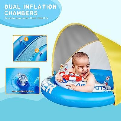 Fold-able Easy Carry with Tail Canopy Crotch Non-Inflatable Baby