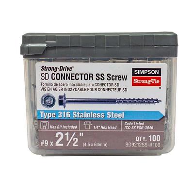 Simpson Strong-Tie 1/4 x 3 SDS25300 Structural Screw - Each