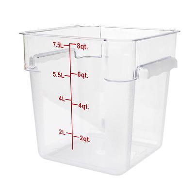 Cambro RFS12-148 - 12 qt Polyethylene Round Food Storage Container