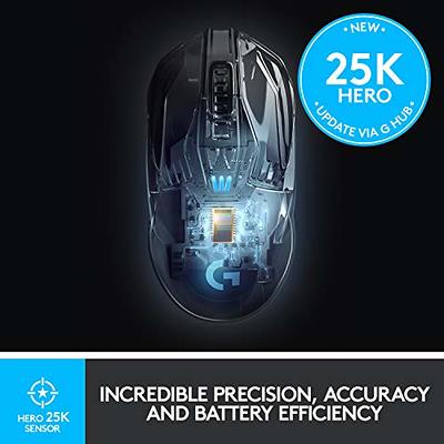 Logitech Wireless Gaming Mouse G903 LIGHTSPEED with HERO 25K sensor - mouse  - USB, LIGHTSPEED