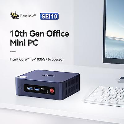 Beelink SER5 with 8-Core AMD Ryzen 7 5800H, 32GB DDR4, 500GB NVMe M.2  SSD,Triple Display 4K@60Hz Output, Wi-Fi 6,RJ45,Bluetooth 5.2,W-11 Gaming  Office