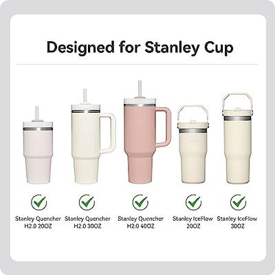 Hot Pink Snack Bowl for Stanley Cup, Silicone Purple Boot Sleeve Cover, Compatible with Stanley Cup Quencher 2.0 40oz Tumbler with Handle,And