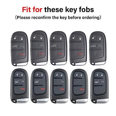 TPU Key Fob Cover Case for Dodge Chrysler Jeep Ram 