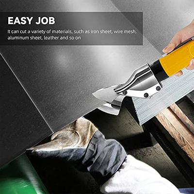 NEWTRY Upgrade Pneumatic Metal Shear Cutter 2-Blade Pneumatic Scissor  Stainless Steel Sheet Metal Cutting Tools Industrial Air Cutter for Metal  Sheet